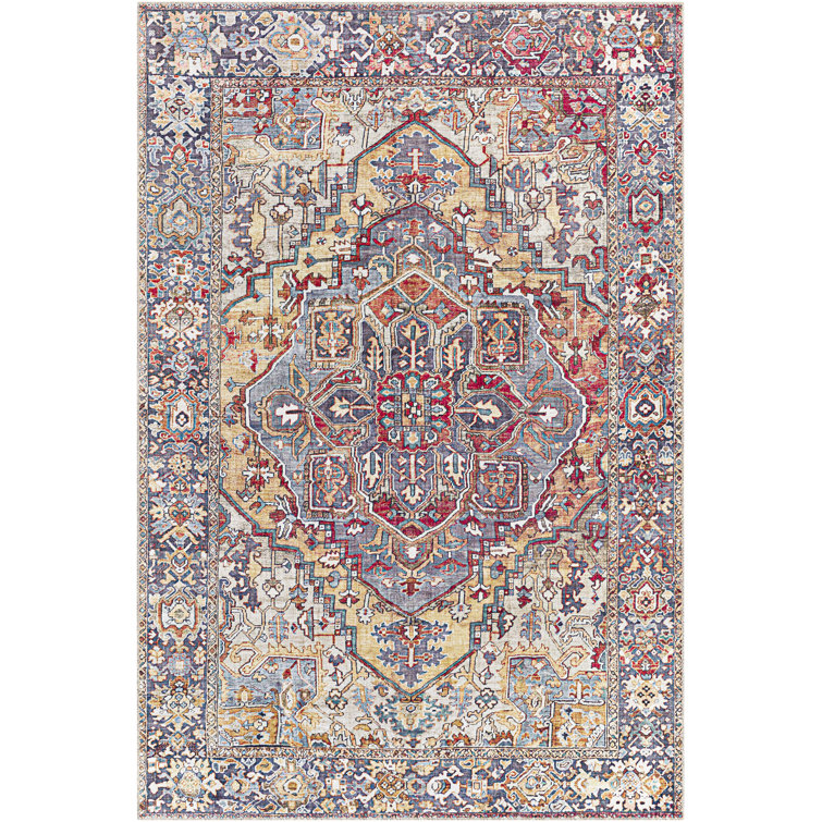 Mistana™ Albion Oriental Area Rug in Blue/Red/Beige & Reviews Wayfair
